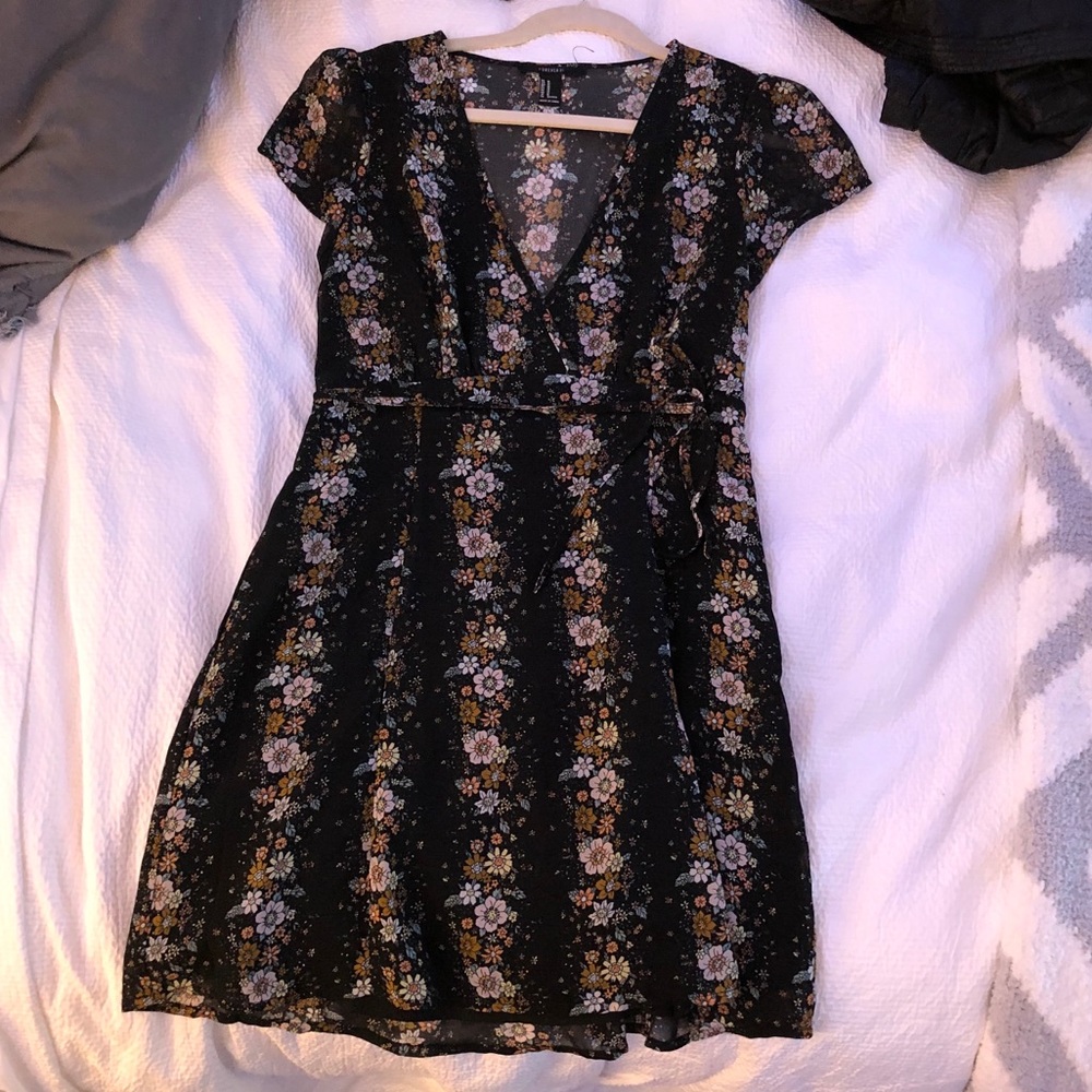 Forever 21 Fall Floral Mini Dress